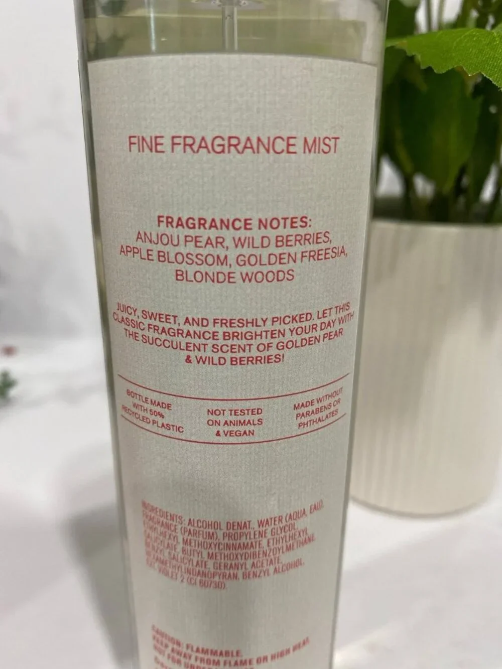 “Pearberry” Bath & Body Works NEW 3-Pc Full Size Set